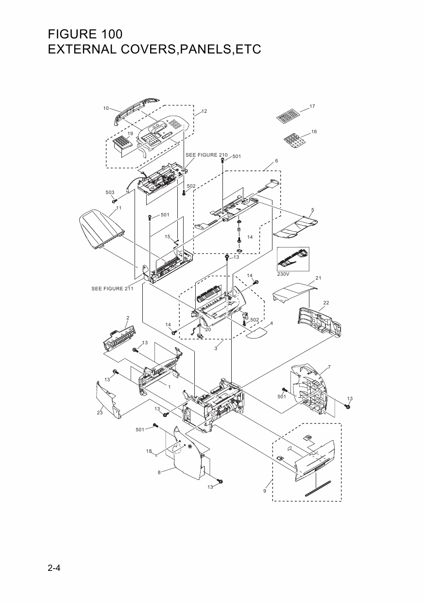 Canon FAX L380S L390 Parts Catalog Manual-2